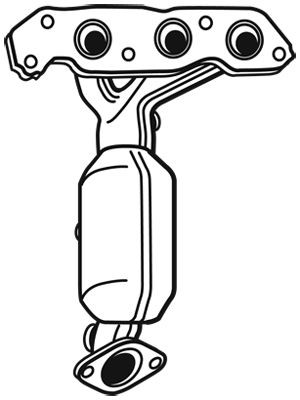 VEGAZ Catalytic converter Article number: SZK-967 cheaply