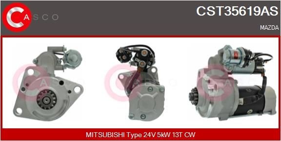 CASCO CEF74026AS Electric Motor, radiator fan DOBLO 1.9 JTD 100 PS Diesel