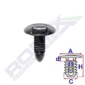 ROMIX Clip, trim / protective strip Article number: C60642 cheaply