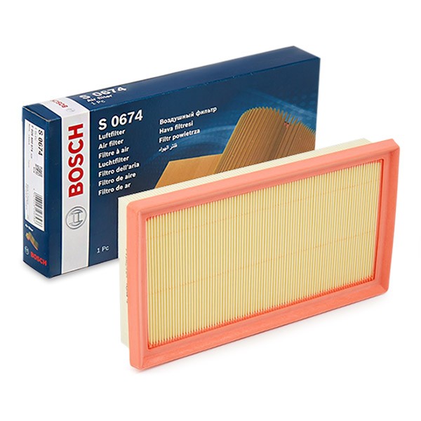 BOSCH Air filter Article number: F 026 400 674 cheaply