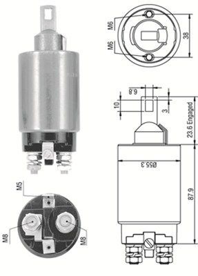 MAGNETI MARELLI Starter solenoid Article number: 940113050333 cheaply