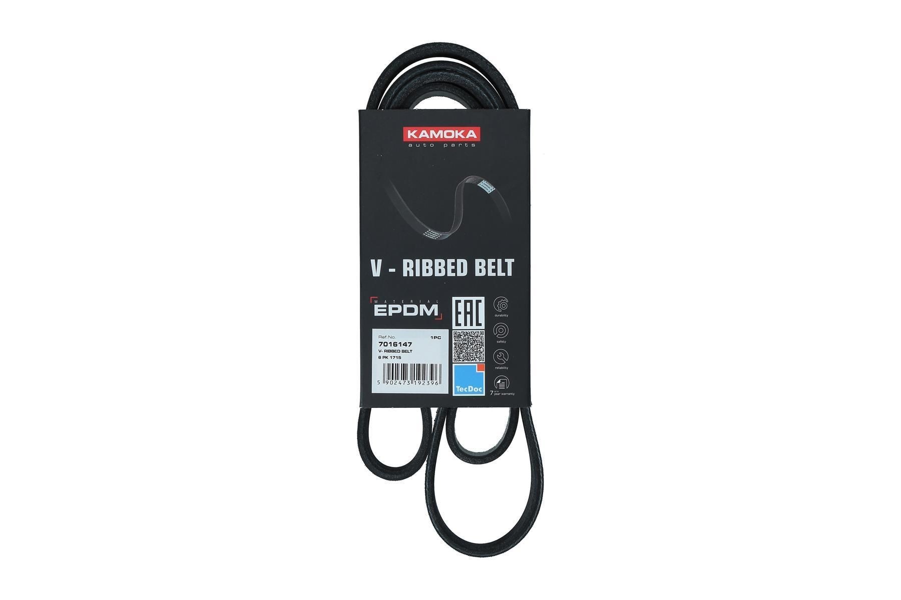 KAMOKA Serpentine belt Article number: 7016147 cheaply