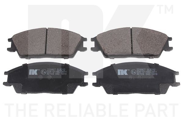 NK Brake pad set Article number: 229967 cheaply