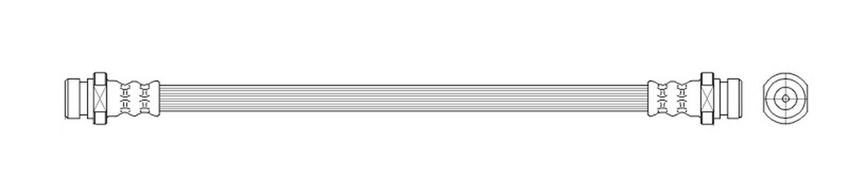 K&K Brake hose Article number: FT0440 cheaply