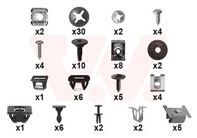VAN WEZEL Mounting Kit, bumper Article number: 0982794 cheaply