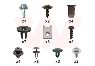 VAN WEZEL Mounting Kit, bumper Article number: 1807794 cheaply