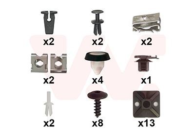 VAN WEZEL Mounting Kit, bumper Article number: 4908793 cheaply