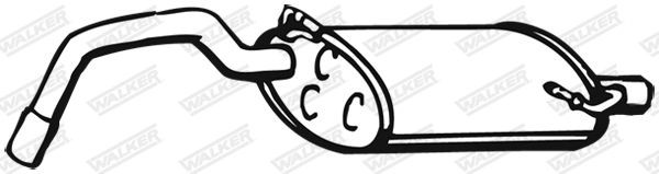 WALKER Air conditioning condenser Article number: WCD00008 cheaply