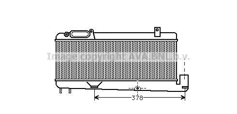 AVA COOLING SYSTEMS Intercooler Article number: PE4144 cheaply