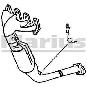 VEGAZ Catalytic converter Article number: FTK-804 cheaply