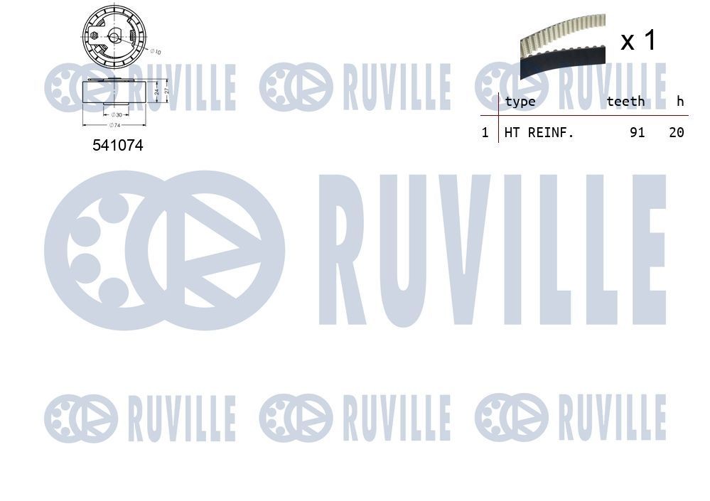 RUVILLE Strammehjul, tandrem Varenummer: 56901 billige