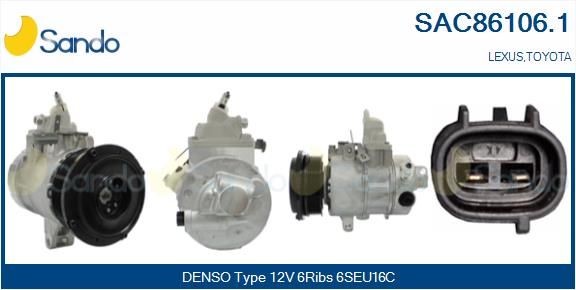 SANDO Starter motor Article number: 6040202.0 cheaply