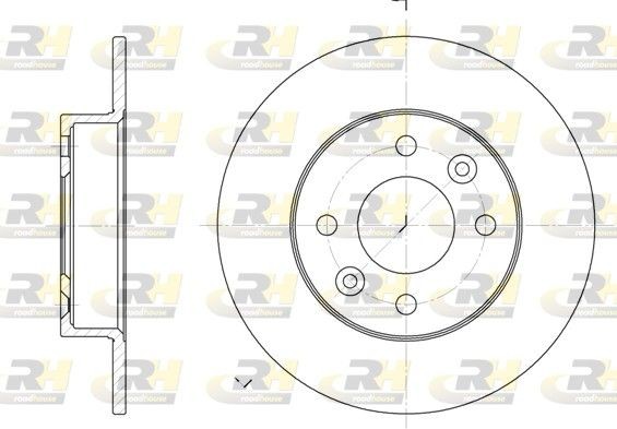 ROADHOUSE Brake disc Article number: 6066.00 cheaply