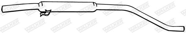WALKER Front Silencer Article number: 04683 cheaply