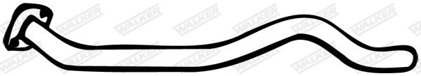WALKER Exhaust Pipe Article number: 08865 cheaply
