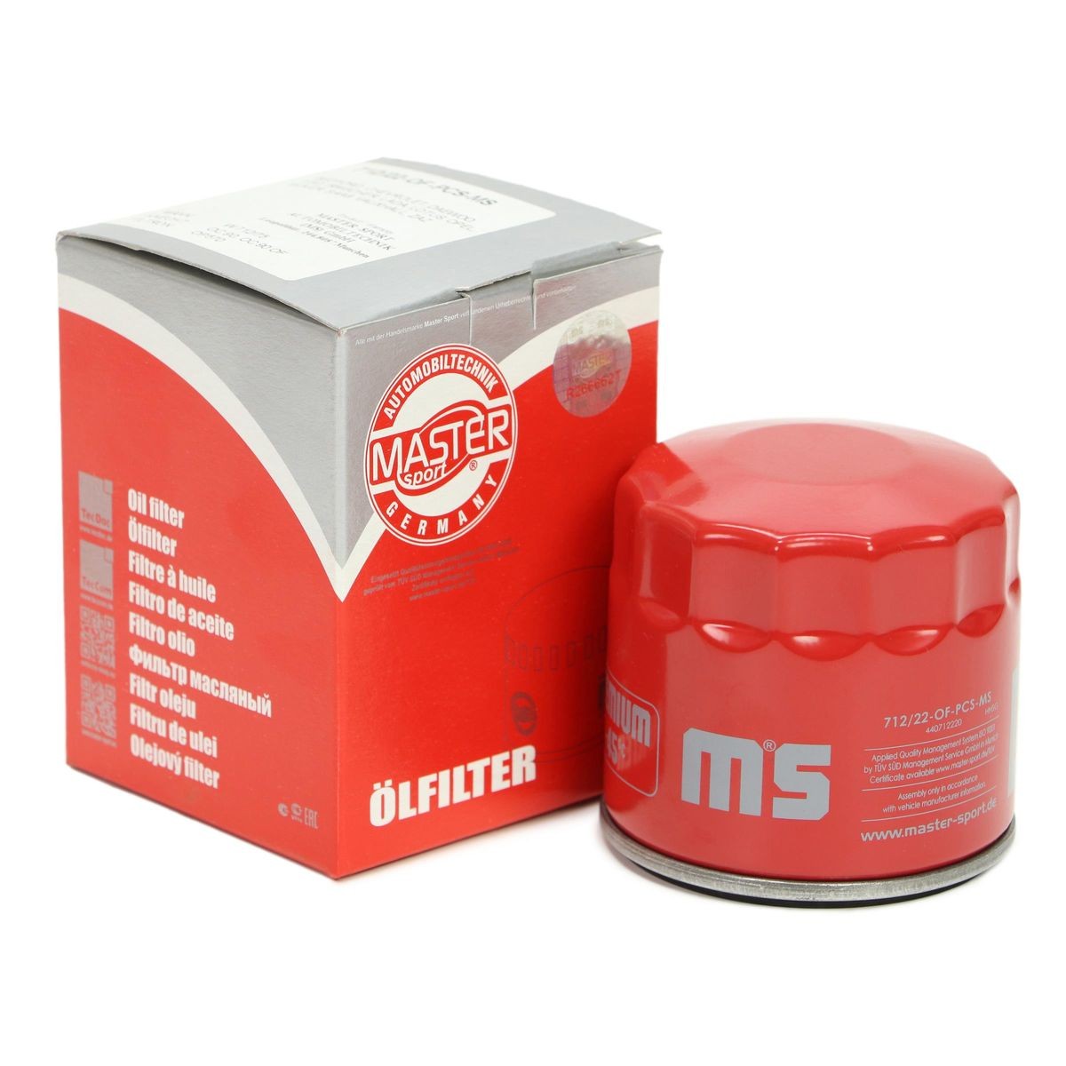 MASTER-SPORT Oil filter Article number: 712/22-OF-PCS-MS cheaply