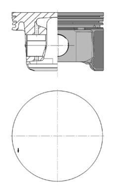 KOLBENSCHMIDT Piston Article number: 99698620 cheaply