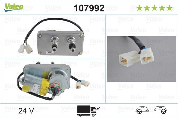 VALEO Wiper motor Article number: 107992 cheaply