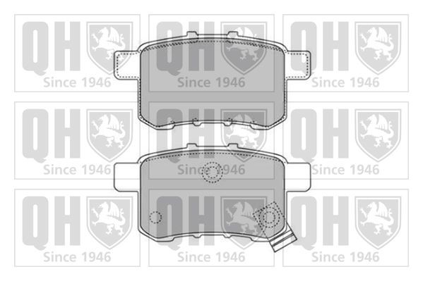QUINTON HAZELL Brake pad set Article number: BP1659 cheaply