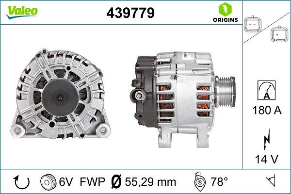 VALEO Generaator Artikli number: 439779 soodsalt