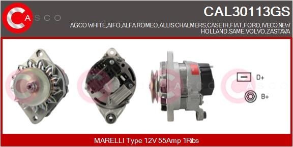 CASCO Generator Varenummer: CAL11621GS billige