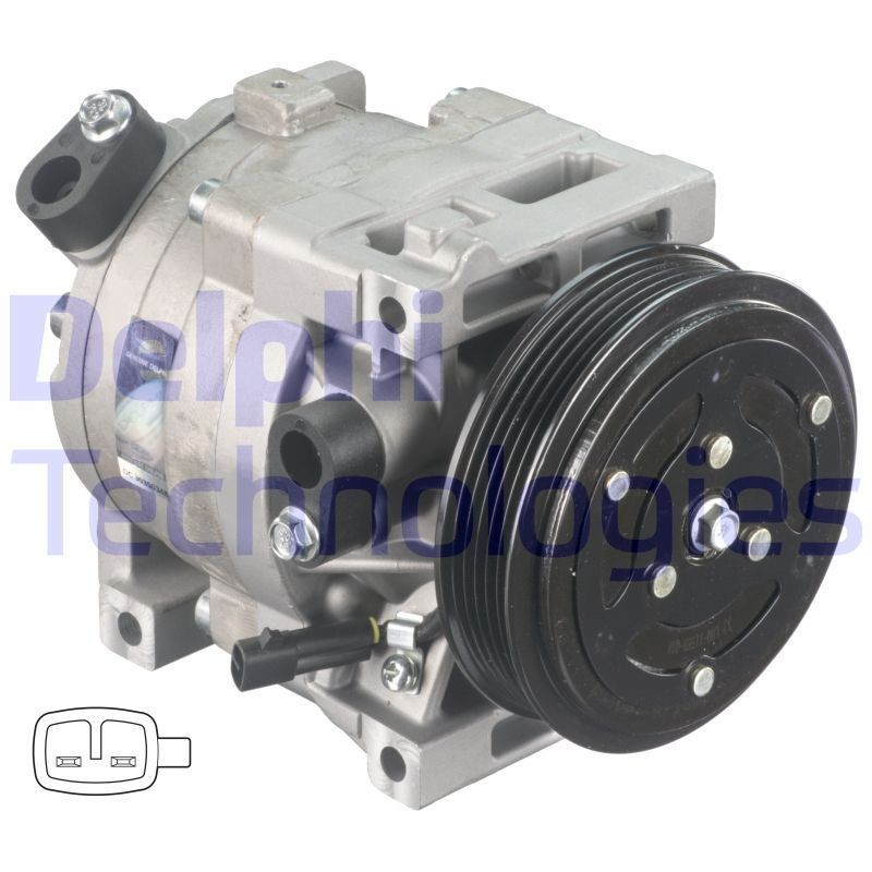 DELPHI Air conditioning compressor Article number: CS20402 cheaply