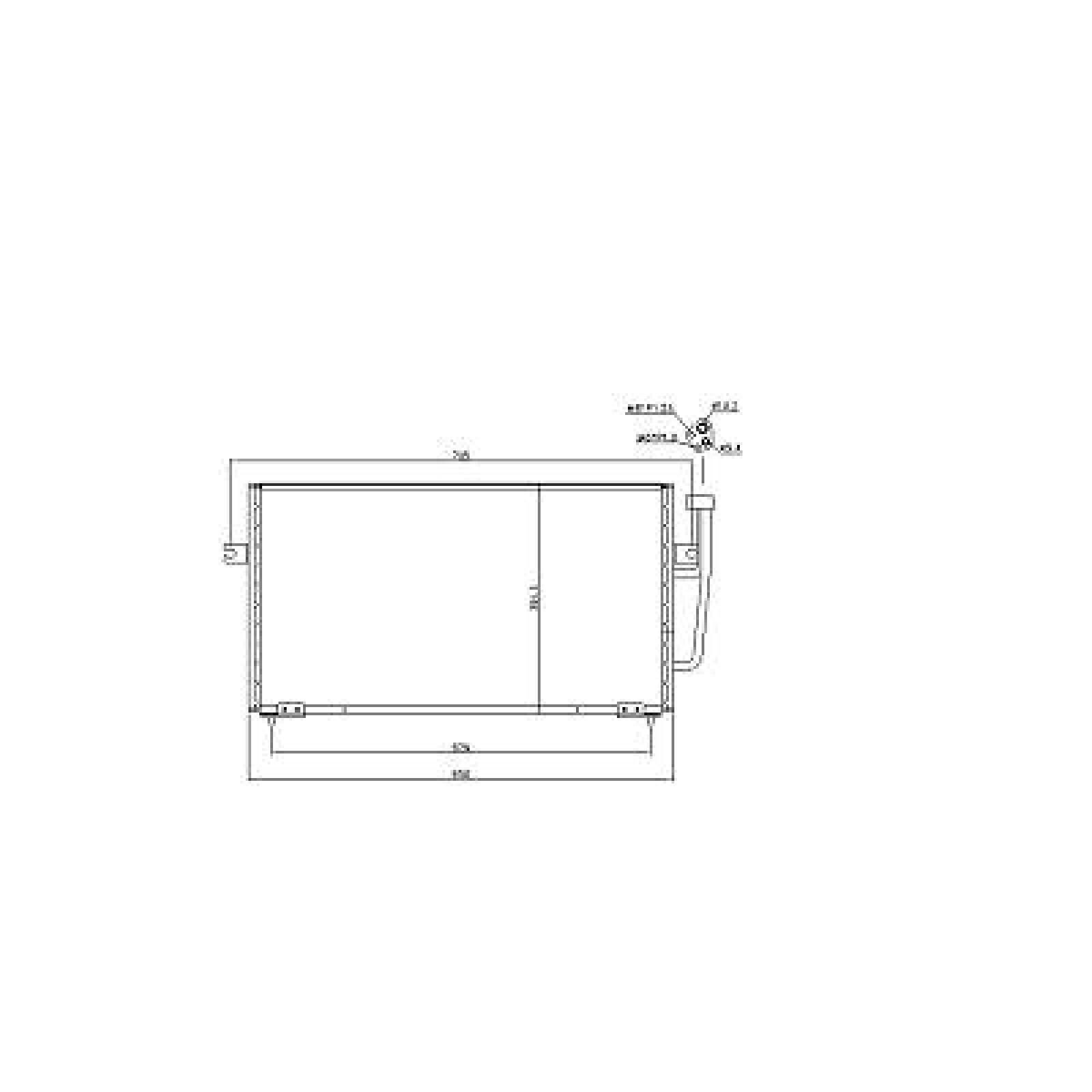 DIEDERICHS Air conditioning condenser Article number: DCC1457 cheaply