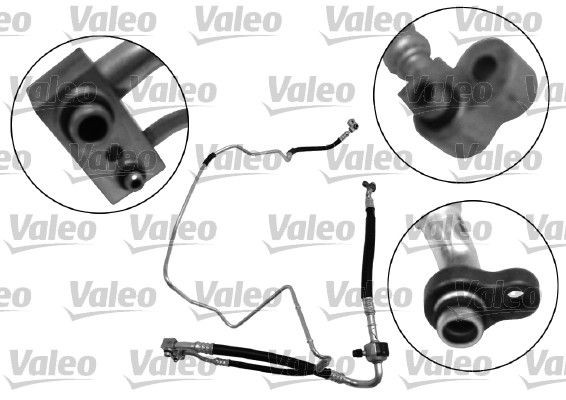 VALEO High Pressure Line, air conditioning Article number: 818495 cheaply