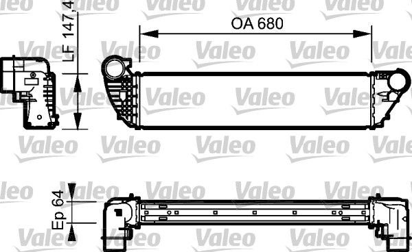 VALEO Intercooler Article number: 818772 cheaply