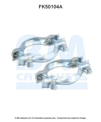 BM CATALYSTS Mounting Kit, exhaust pipe Article number: FK50104 cheaply