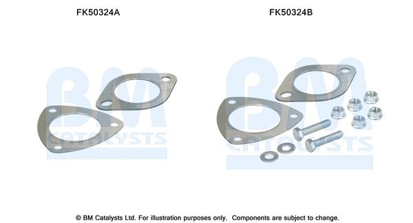 BM CATALYSTS Mounting Kit, exhaust pipe Article number: FK50324 cheaply