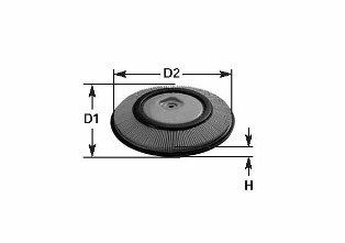 CLEAN FILTER Air filter Article number: MA1305 cheaply