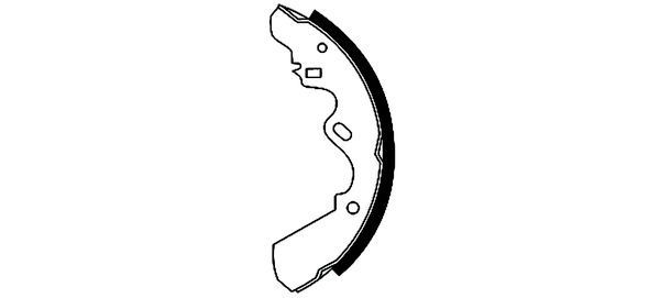 MINTEX Brake Shoe Set Article number: MFR209 cheaply