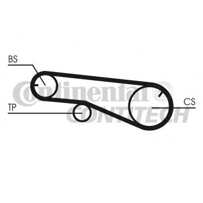 CONTITECH Timing belt kit Article number: CT991K1 cheaply