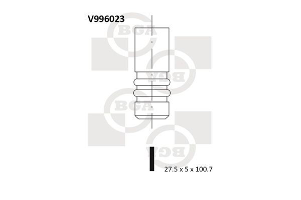 BGA Exhaust valve Article number: V996023 cheaply