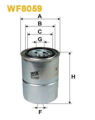 WIX FILTERS Fuel filter Article number: WF8059 cheaply