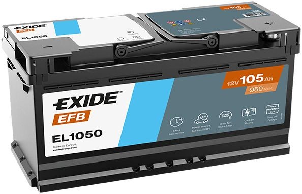 EXIDE Battery Article number: EL1050 cheaply
