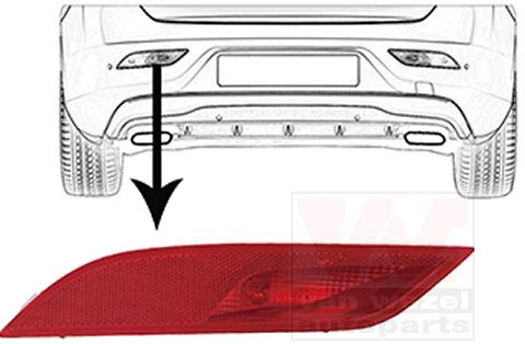 VAN WEZEL Rear Fog Light Article number: 5909929 cheaply