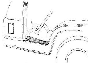 VAN WEZEL Rocker panel Article number: 2401.07 cheaply