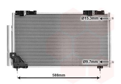 VAN WEZEL Air conditioning condenser Article number: 25005186 cheaply