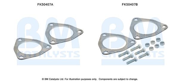 BM CATALYSTS Mounting Kit, exhaust pipe Article number: FK50407 cheaply