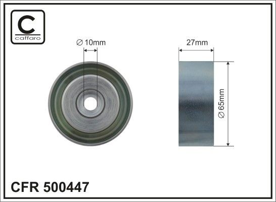 CAFFARO Tensioner pulley Article number: 500447 cheaply