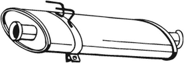 BOSAL Middle silencer Article number: 200-269 cheaply