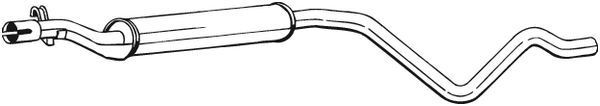 BOSAL Middle silencer Article number: 282-509 cheaply