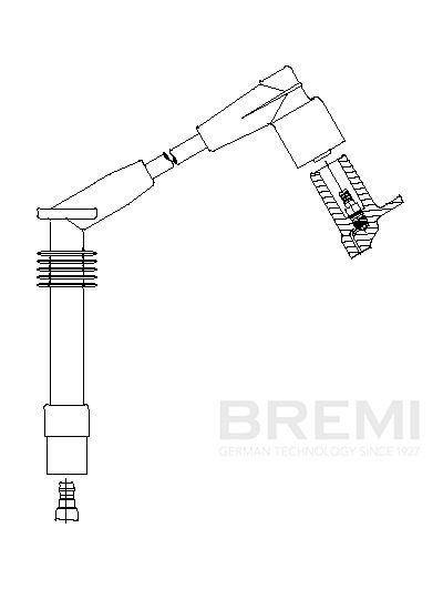 BREMI Ignition lead Article number: 379/43 cheaply