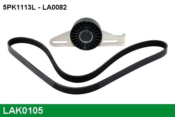 LUCAS V-Ribbed Belt Set Article number: LAK0105 cheaply