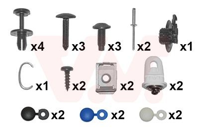 VAN WEZEL Mounting Kit, bumper Article number: 4060794 cheaply