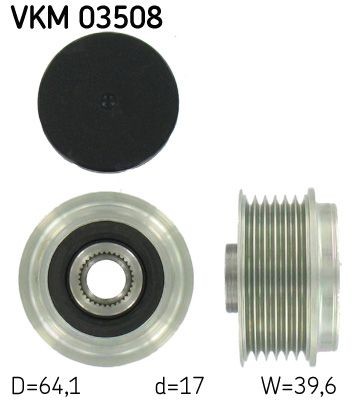 SKF Alternator Freewheel Clutch Article number: VKM 03508 cheaply