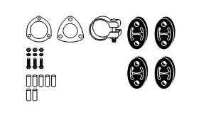 VEGAZ Exhaust mounting kit Article number: LA-11 cheaply