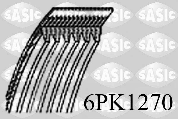 SASIC Serpentine belt Article number: 6PK1270 cheaply